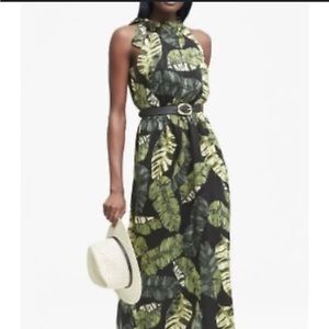 Banana Republic maxi halter dress